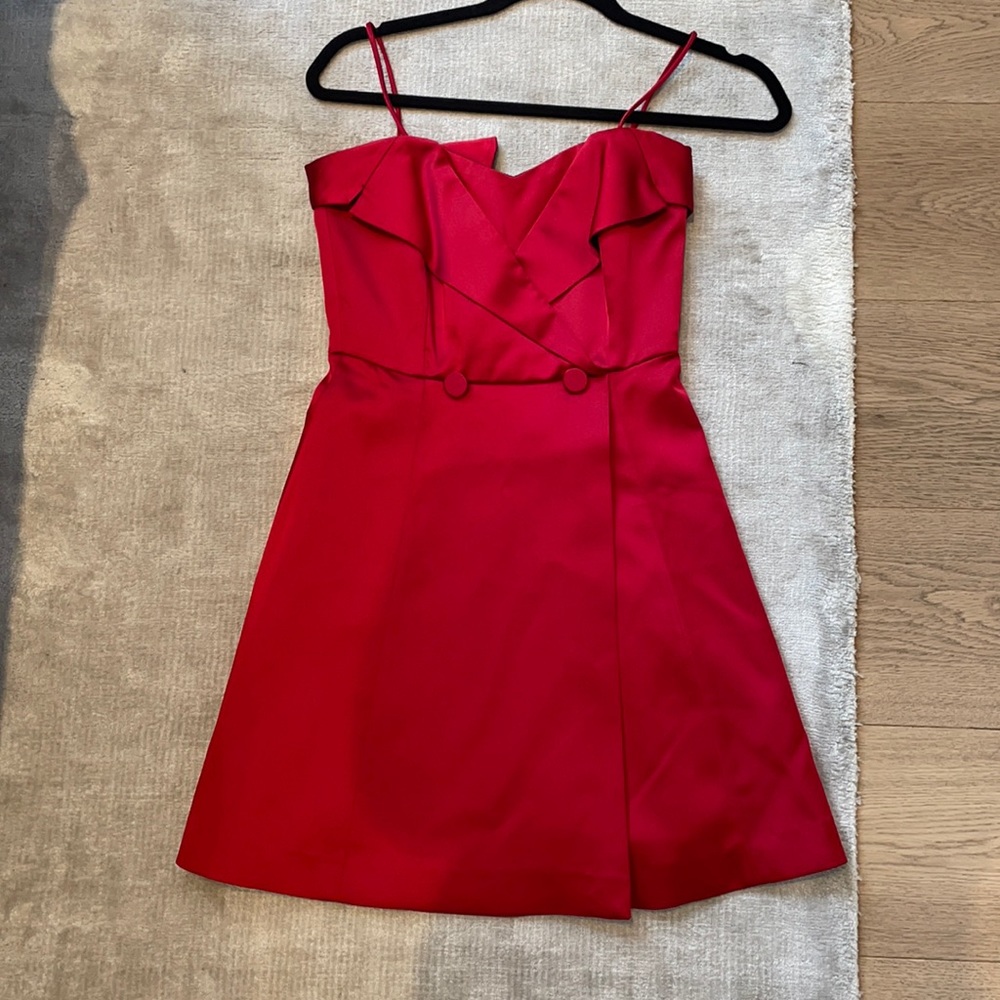 Zara Red Mini Party Dress